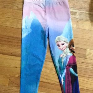 Disney Frozen girls leggings with Elsa & Anna.